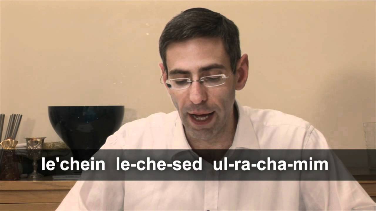 How to Sing Ashkenazi Grace After Meals for Shabbat (with transliteration)