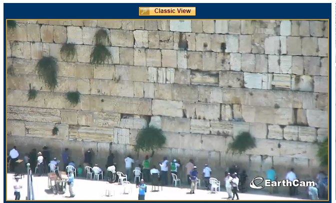 Live Stream of the Western Wall