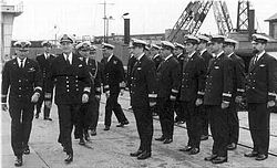 תעוד צוות הצוללת דקר בשבוע הראשון של ההפלגה ארצה ינואר 1968.